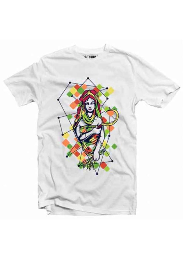 Remera Mujer de Lineas y Colores
